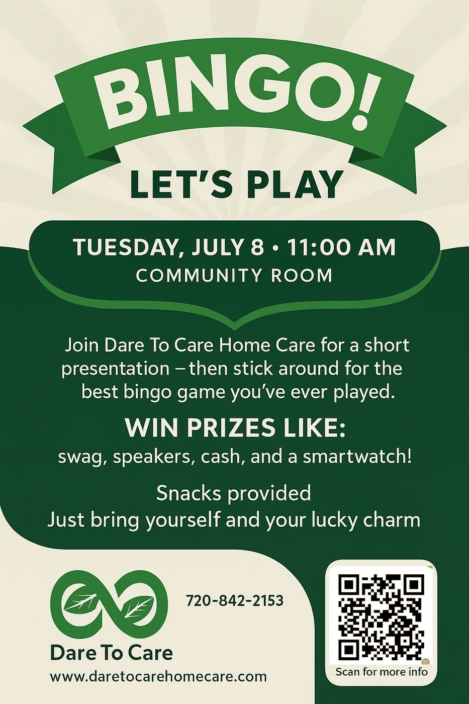 Dare Bingo Poster