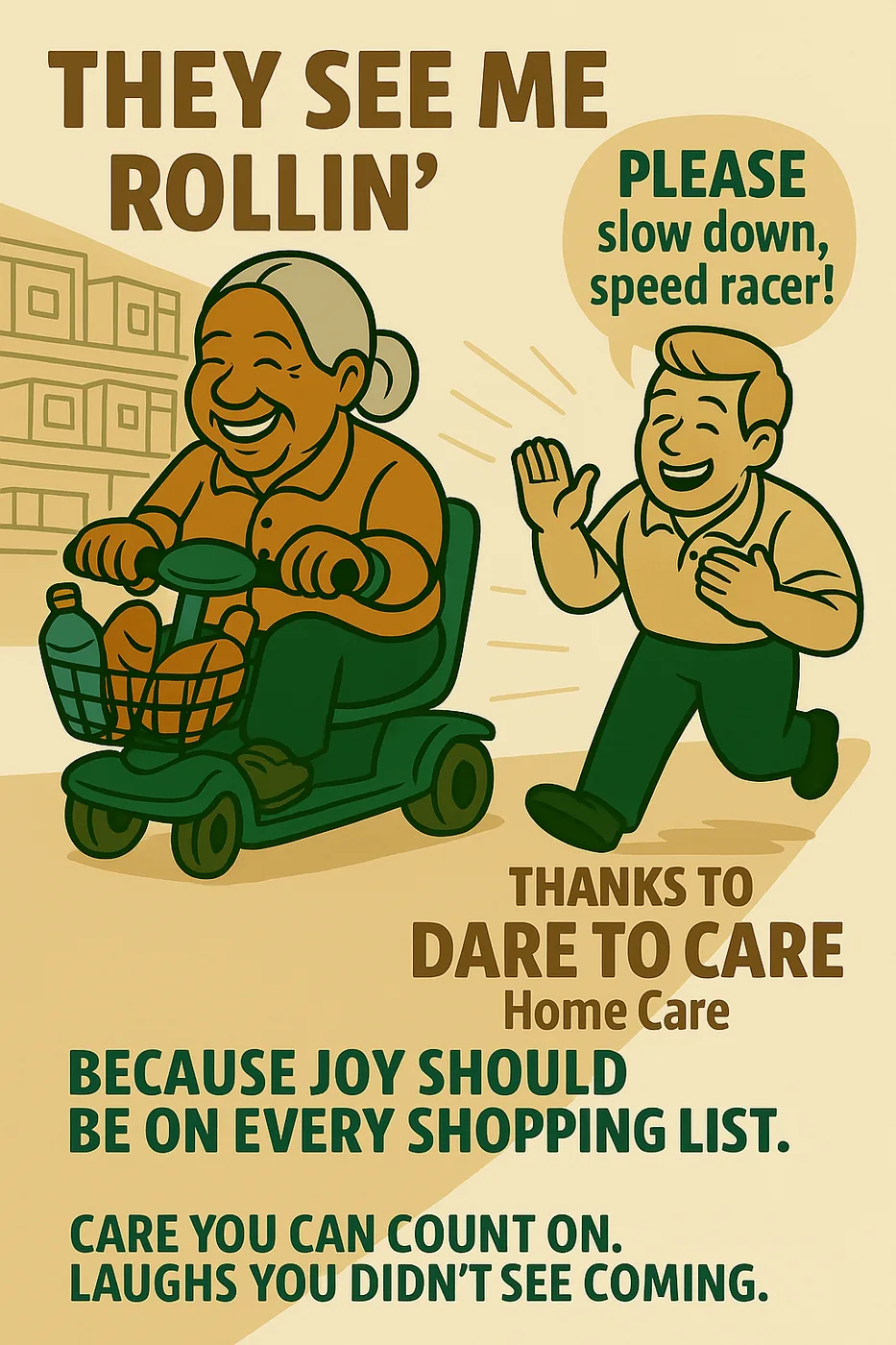 Scooter Joy Poster