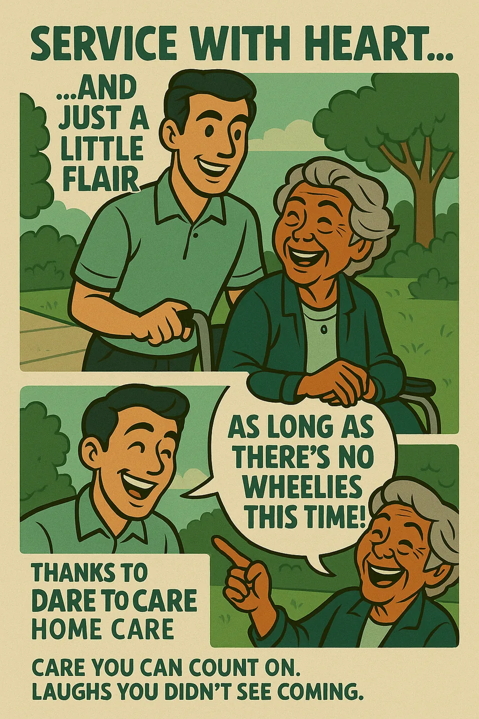 Service Heart Comic